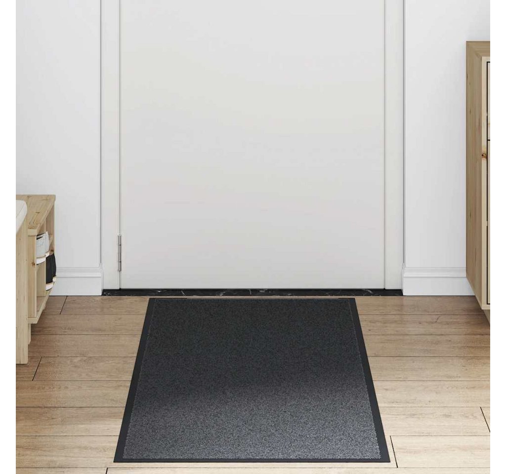 vidaXL Fußmatte Fußmatte Anthrazit 60x150 cm, Rechteckig Bild 5
