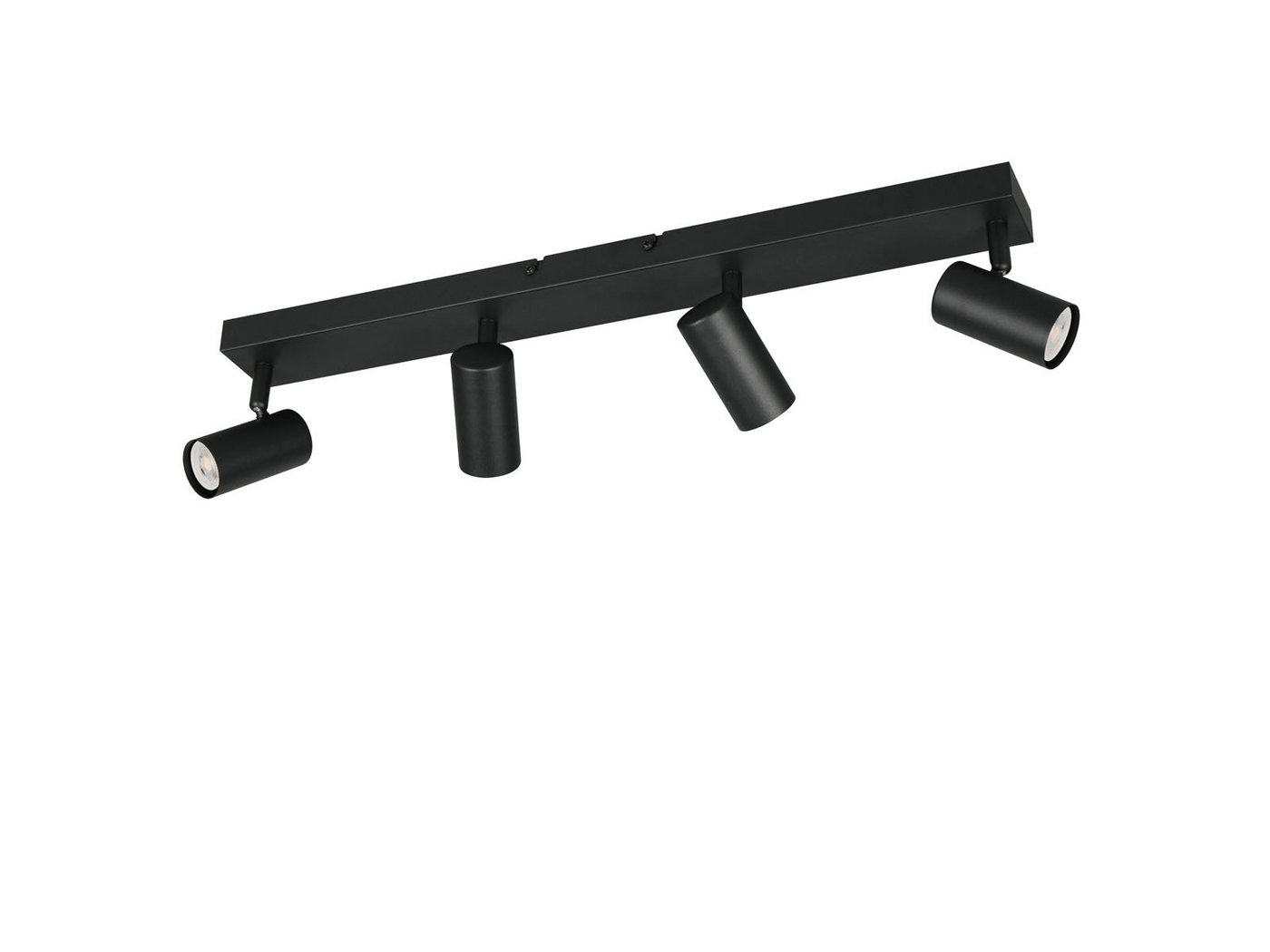 Reality Leuchten LED Deckenstrahler Metall, Spots schwenkbar, Breite 56cm, Leuchtmittel dimmbar, LED wechselbar, Warmweiß, Designklassiker Innen Strahler Deckenleuchte dimmbar über Schalter Bild 2