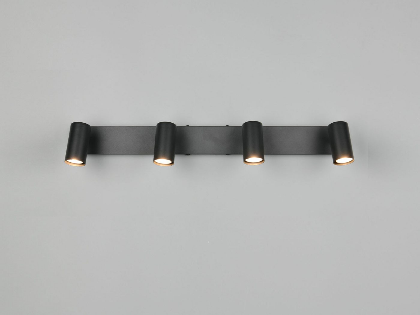 Reality Leuchten LED Deckenstrahler Metall, Spots schwenkbar, Breite 56cm, Leuchtmittel dimmbar, LED wechselbar, Warmweiß, Designklassiker Innen Strahler Deckenleuchte dimmbar über Schalter Bild 4