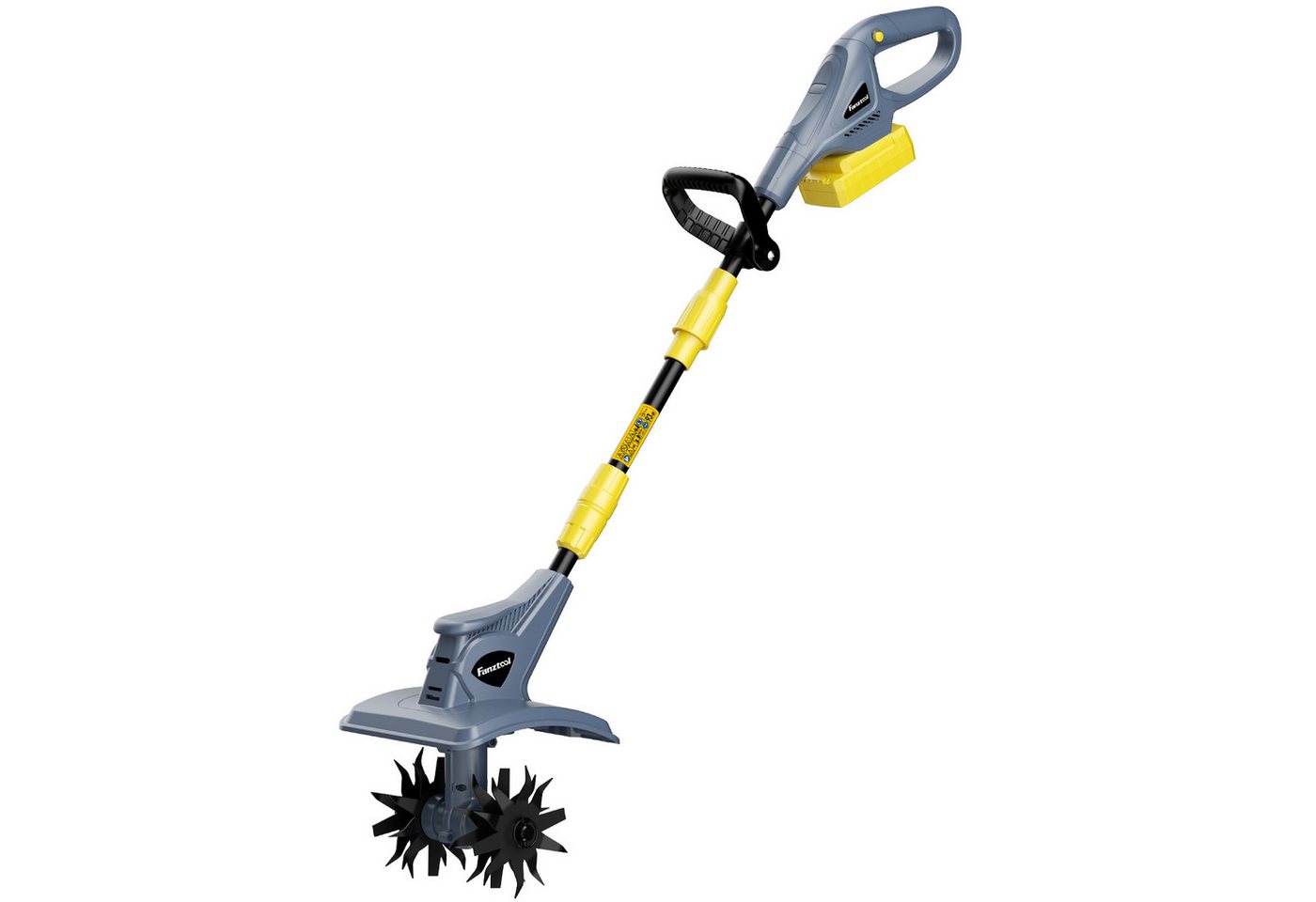 Fanztool Akku-Motorhacke 20V/4.0Ah Akku,23cm Arbeitsbreite,16 cm Arbeitstiefe, Akku Gartenfräs Bild 5