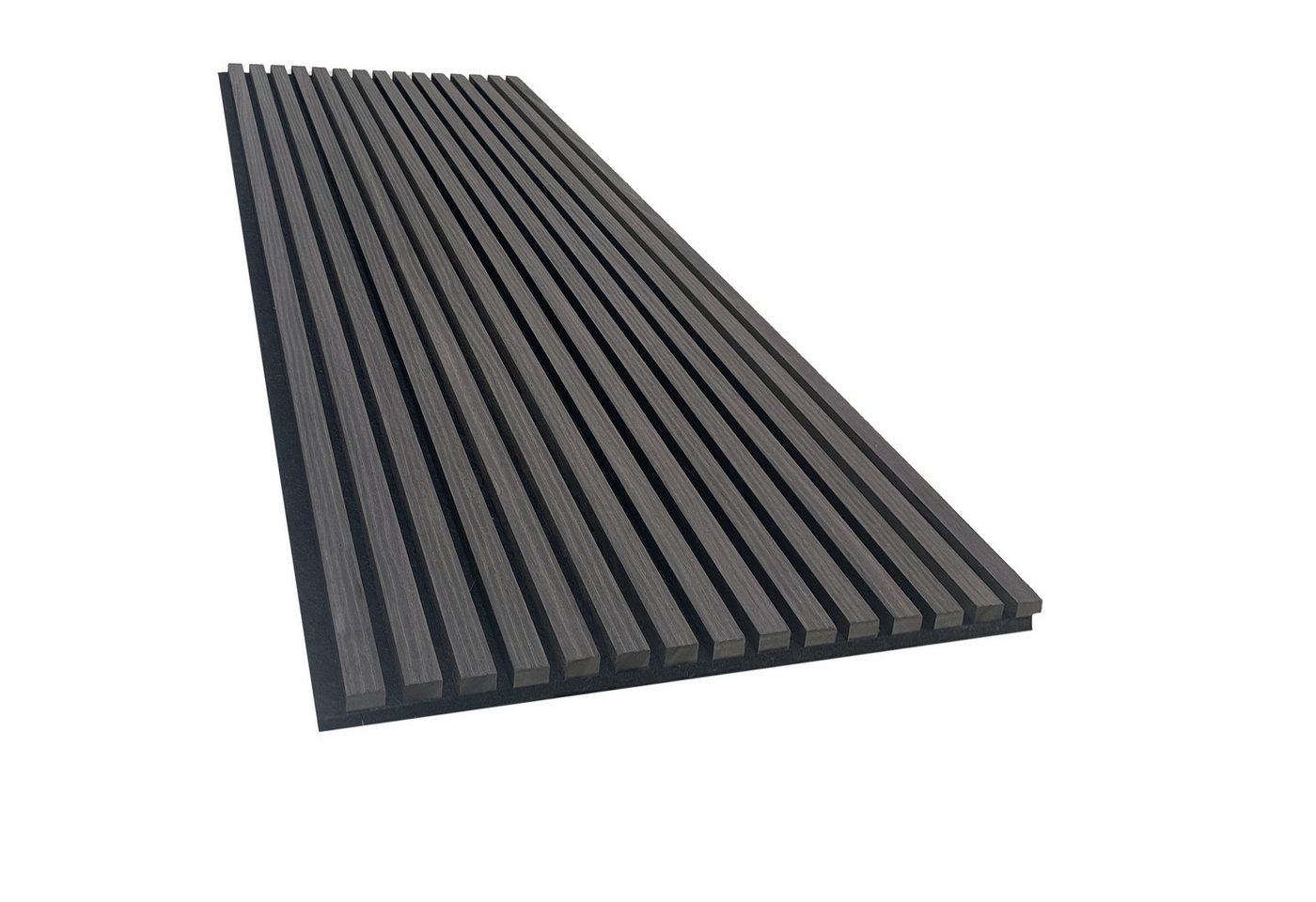 tktrading24 Wandpaneel Akustikpaneel mit Holzfurnier Wandpaneele in Black Nior mit PET-Filz, BxL: 60x270 cm, (1-tlg)