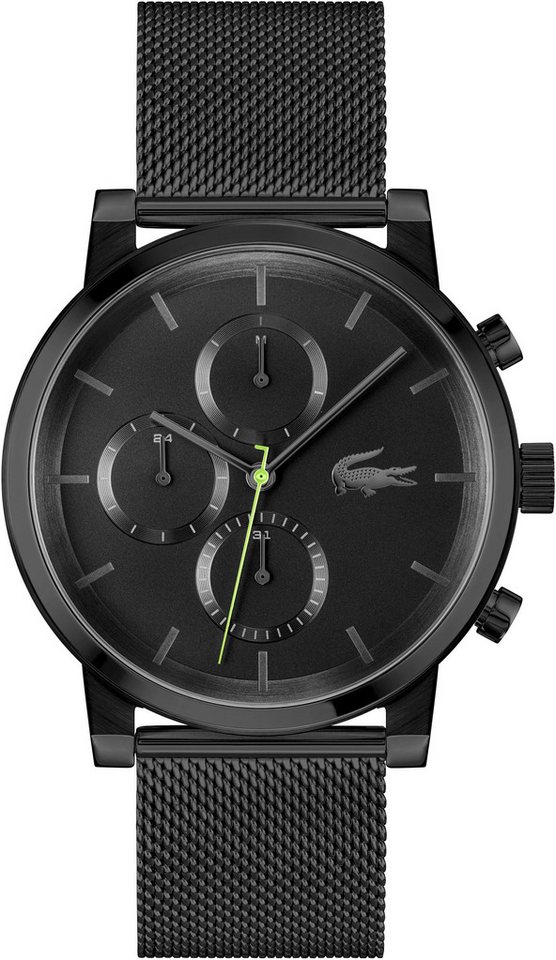 Lacoste Multifunktionsuhr REPLAY 2011411, Armbanduhr, Quarzuhr, Herrenuhr, Edelstahlarmband, analog
