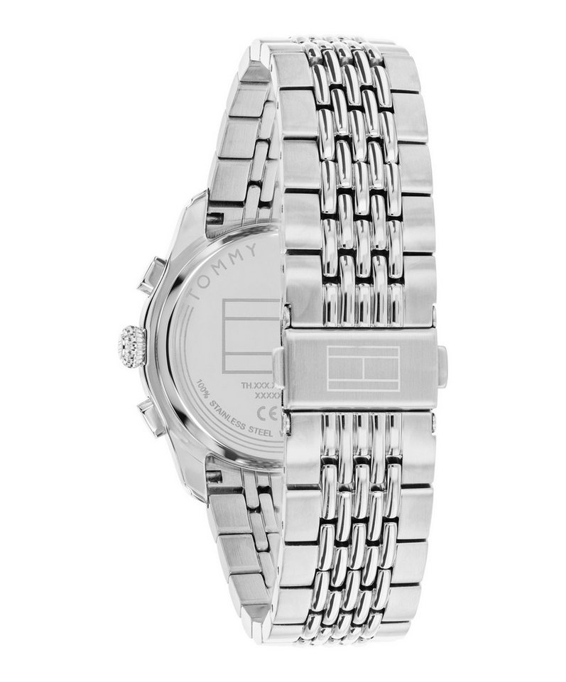 Tommy Hilfiger Multifunktionsuhr BRYANT 1710811, Quarzuhr, Armbanduhr, Damenuhr, Herrenuhr, Edelstahlarmband, analog Bild 3