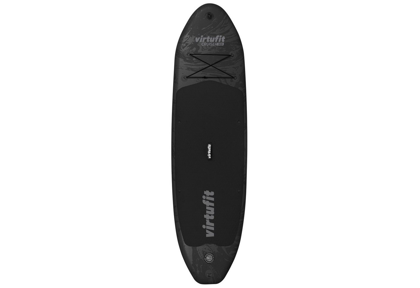 VirtuFit Inflatable SUP-Board VirtuFit Supboard Cruiser 305 Schwarz mit Kajak-Sitz