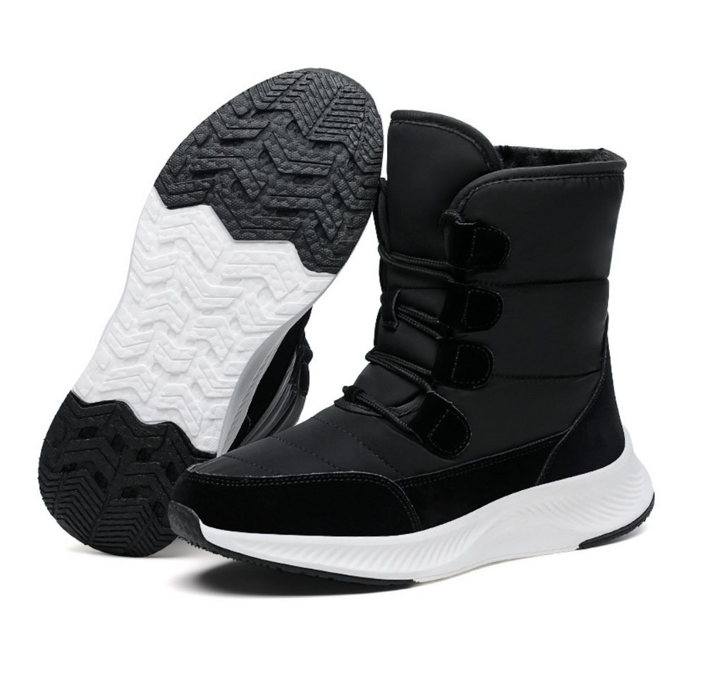 HUSK'SWARE Schneeschuhe Bequeme Damen-Winter-Schneestiefel (Warme Wanderschuhe, High-Top-Schuhe), Warme gefütterte Damen-Winterstiefel – ideal für kalte Tage