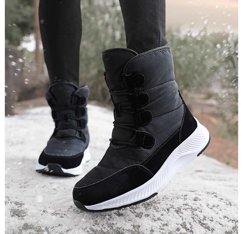 HUSK'SWARE Schneeschuhe Bequeme Damen-Winter-Schneestiefel (Warme Wanderschuhe, High-Top-Schuhe), Warme gefütterte Damen-Winterstiefel – ideal für kalte Tage Bild 5