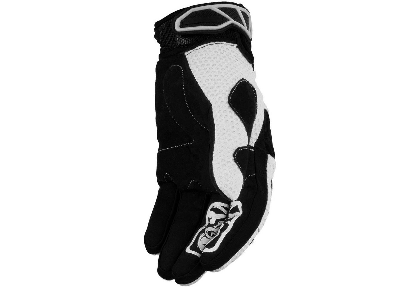 Motorradhandschuhe Faustschlag weiß Weiteneinstellung Bild 3