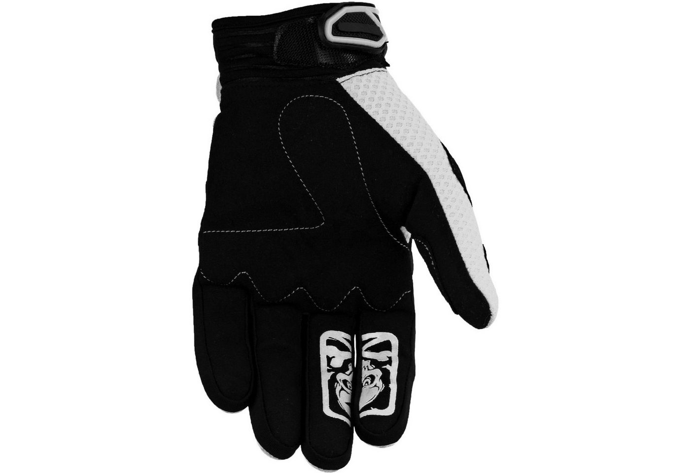 Motorradhandschuhe Faustschlag weiß Weiteneinstellung Bild 4