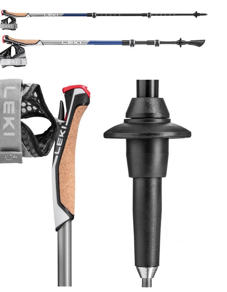 Leki Nordic-Walking-Stöcke Leki Traveller Carbon Nordic Walking Stöcke Länge 90 - 130 65326031
