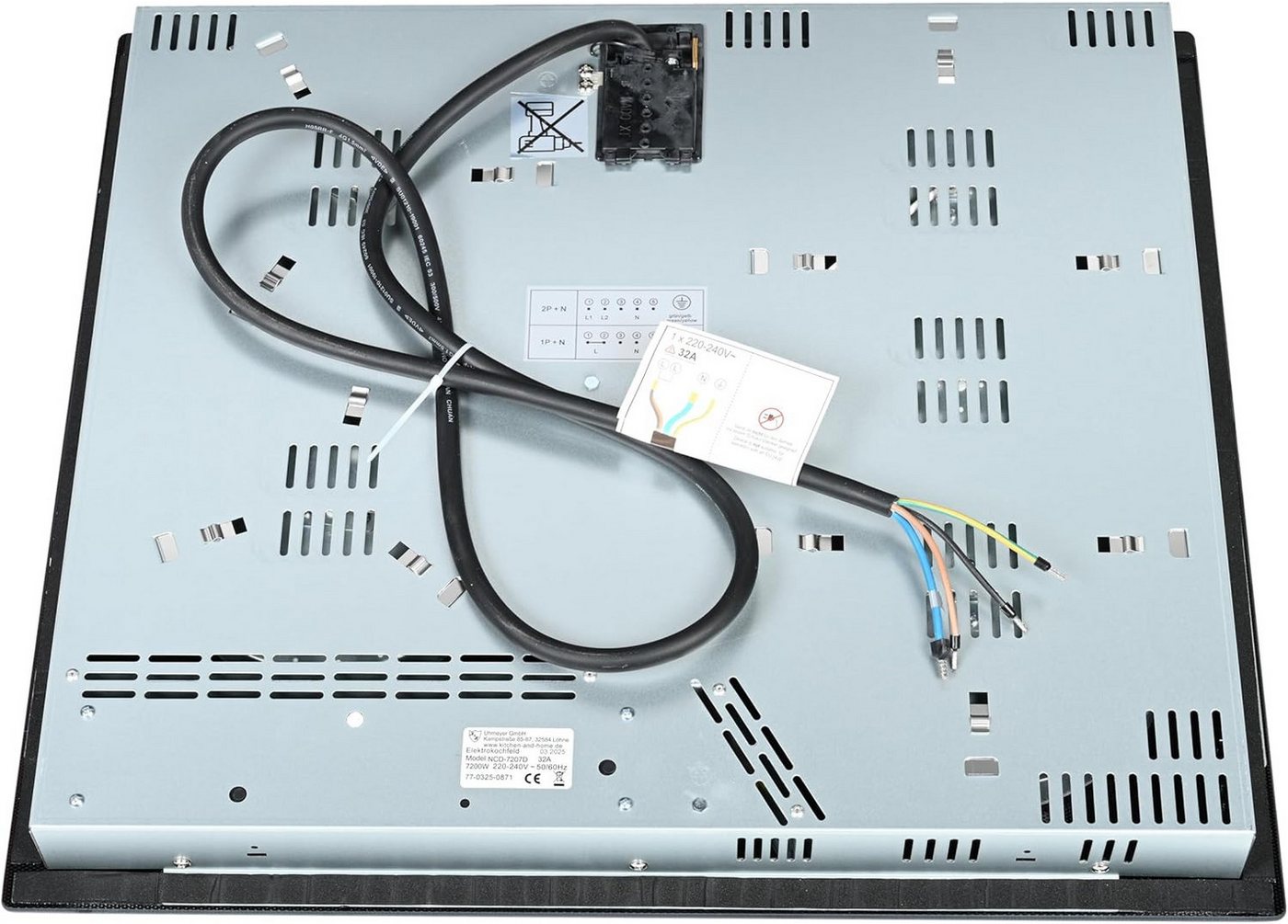 K&H Elektro-Kochfeld K&H® 4 Zonen Glaskeramikkochfeld 59cm Elektro Autark Eingebaut NCD-7207D, Abschaltautomatik, Einbaufähig, Autark Bild 2