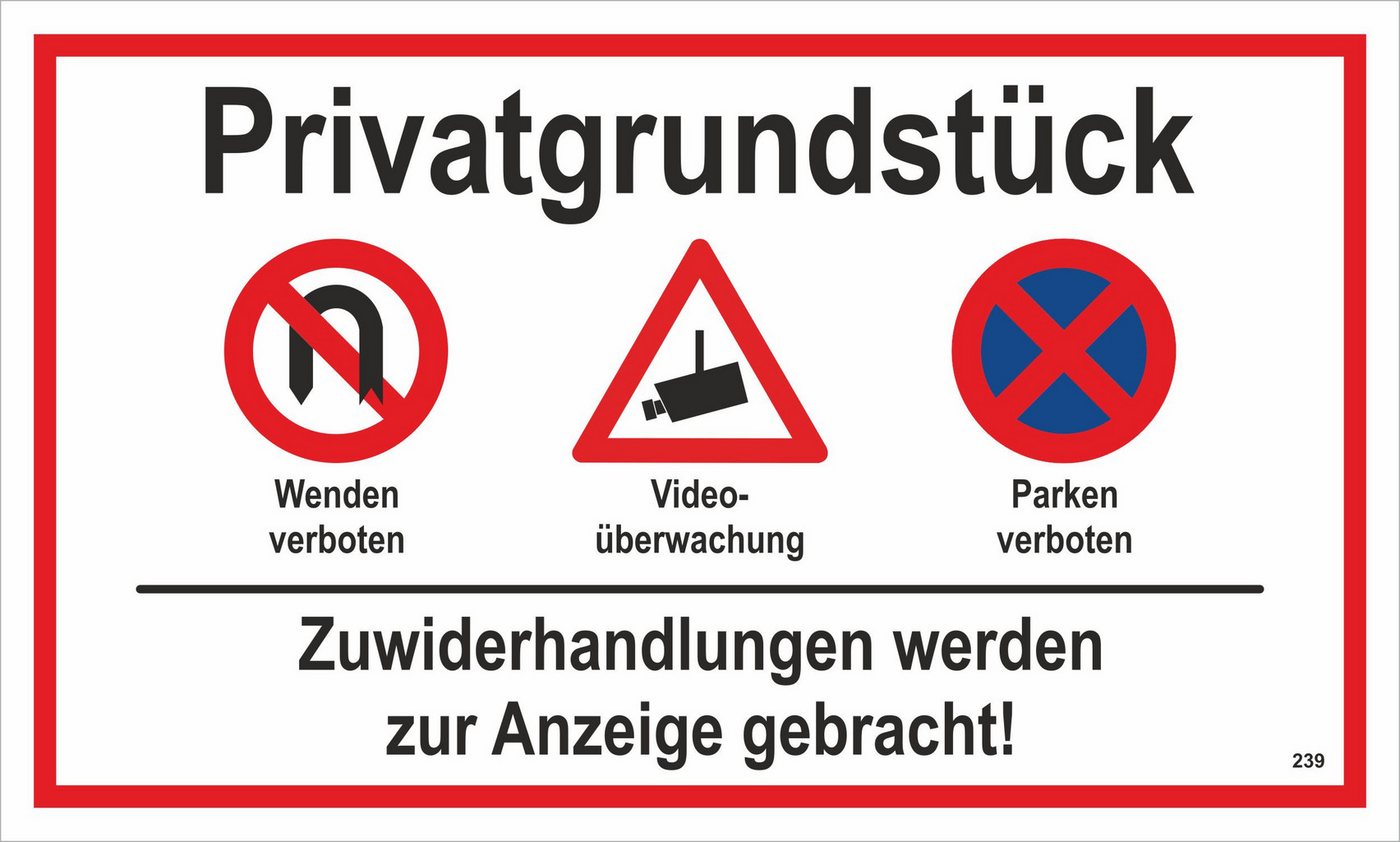 Hermann Schütz Hinweisschild Hier ist kein Hundeklo! 150x250 mm Kunststoff, (1 St)