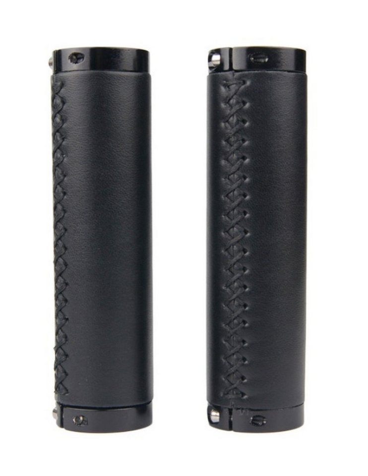 BAYLI Fahrradlenkergriff Bayli Fahrrad Lenkergriffe aus Kunstleder, Leder Optik, ergonomische