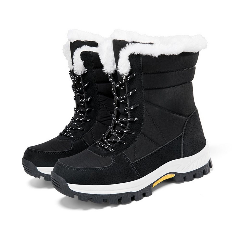 HUSK'SWARE Schneeschuhe warm gefütterte Schneestiefel (Warme Wanderschuhe, High-Top-Schuhe), Warmes Innenfutter