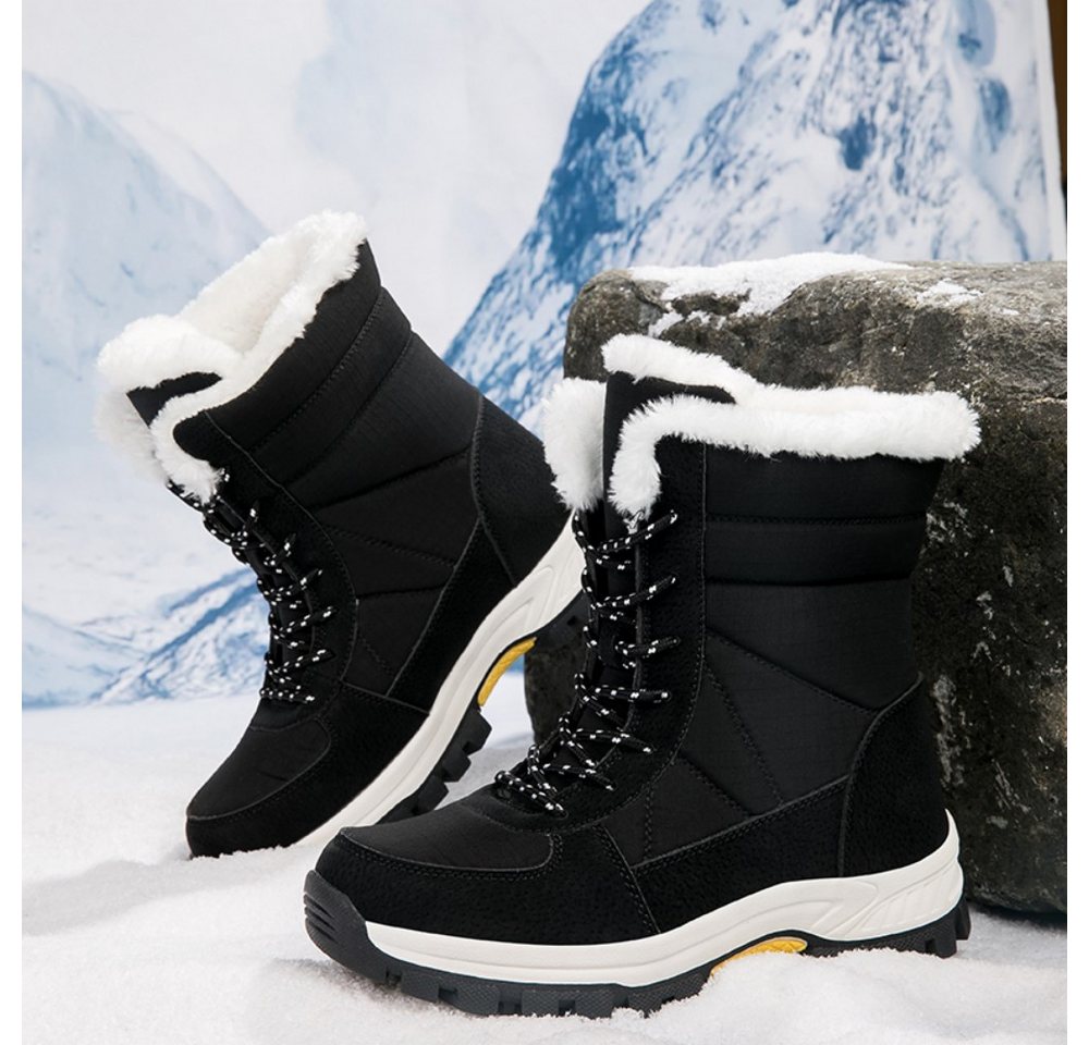 HUSK'SWARE Schneeschuhe warm gefütterte Schneestiefel (Warme Wanderschuhe, High-Top-Schuhe), Warmes Innenfutter Bild 2