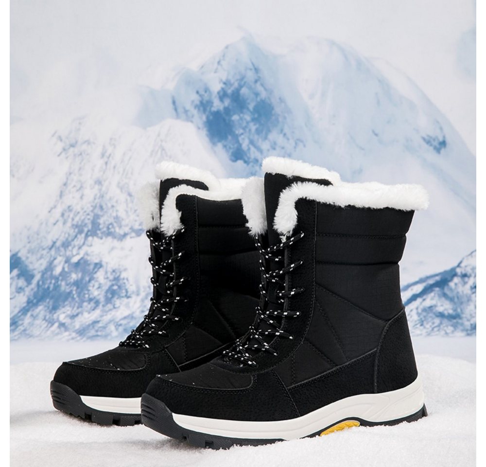 HUSK'SWARE Schneeschuhe warm gefütterte Schneestiefel (Warme Wanderschuhe, High-Top-Schuhe), Warmes Innenfutter Bild 3
