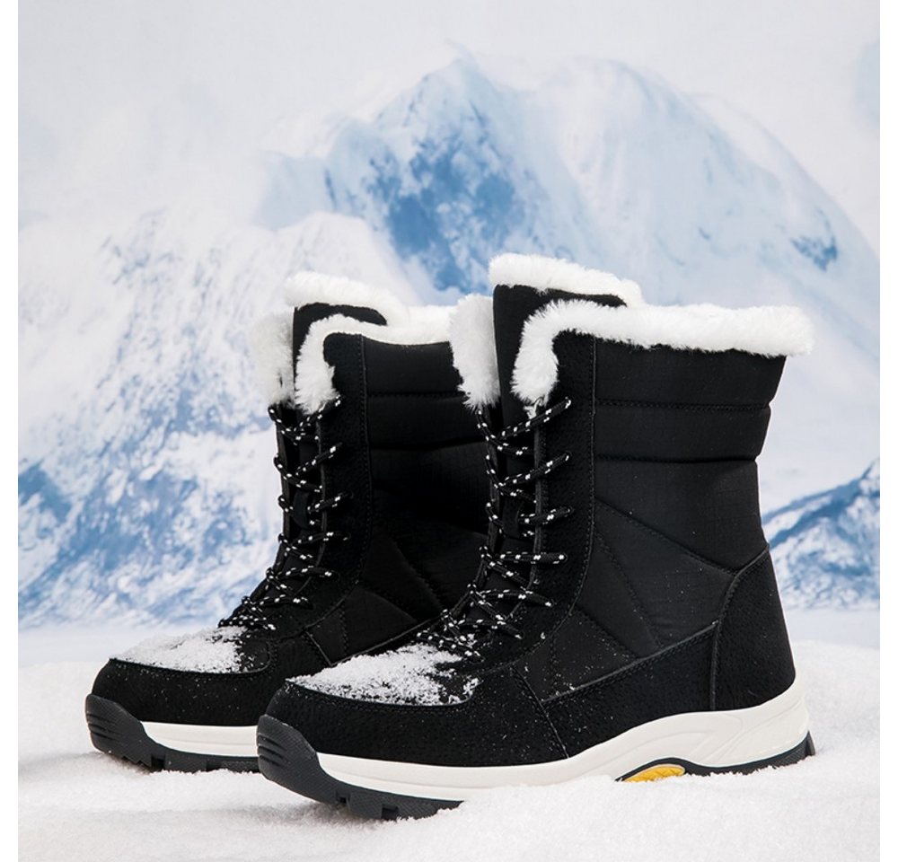 HUSK'SWARE Schneeschuhe warm gefütterte Schneestiefel (Warme Wanderschuhe, High-Top-Schuhe), Warmes Innenfutter Bild 4
