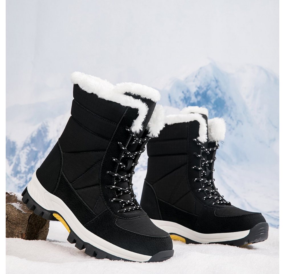 HUSK'SWARE Schneeschuhe warm gefütterte Schneestiefel (Warme Wanderschuhe, High-Top-Schuhe), Warmes Innenfutter Bild 5