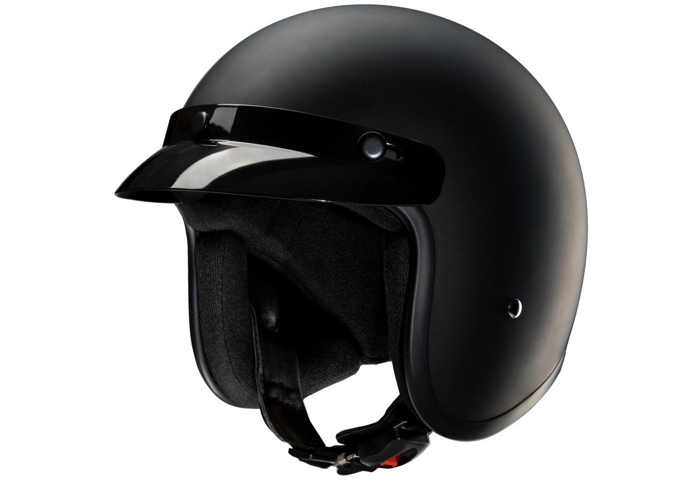 Kochmann Boots Motorradhelm Kochmann RB-674 Jethelm Matt-Schwarz (1er Set), jethelm für motorrad Bild 2