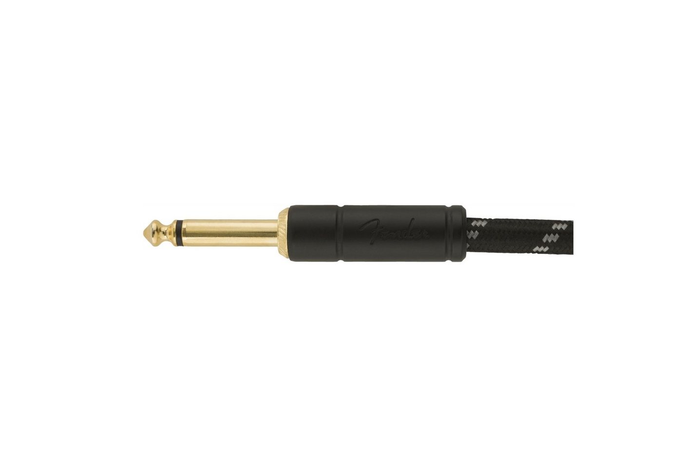 Fender Instrumentenkabel, Deluxe Tweed Instrument Cable BLK 4,5 m - Instrumentenkabel
