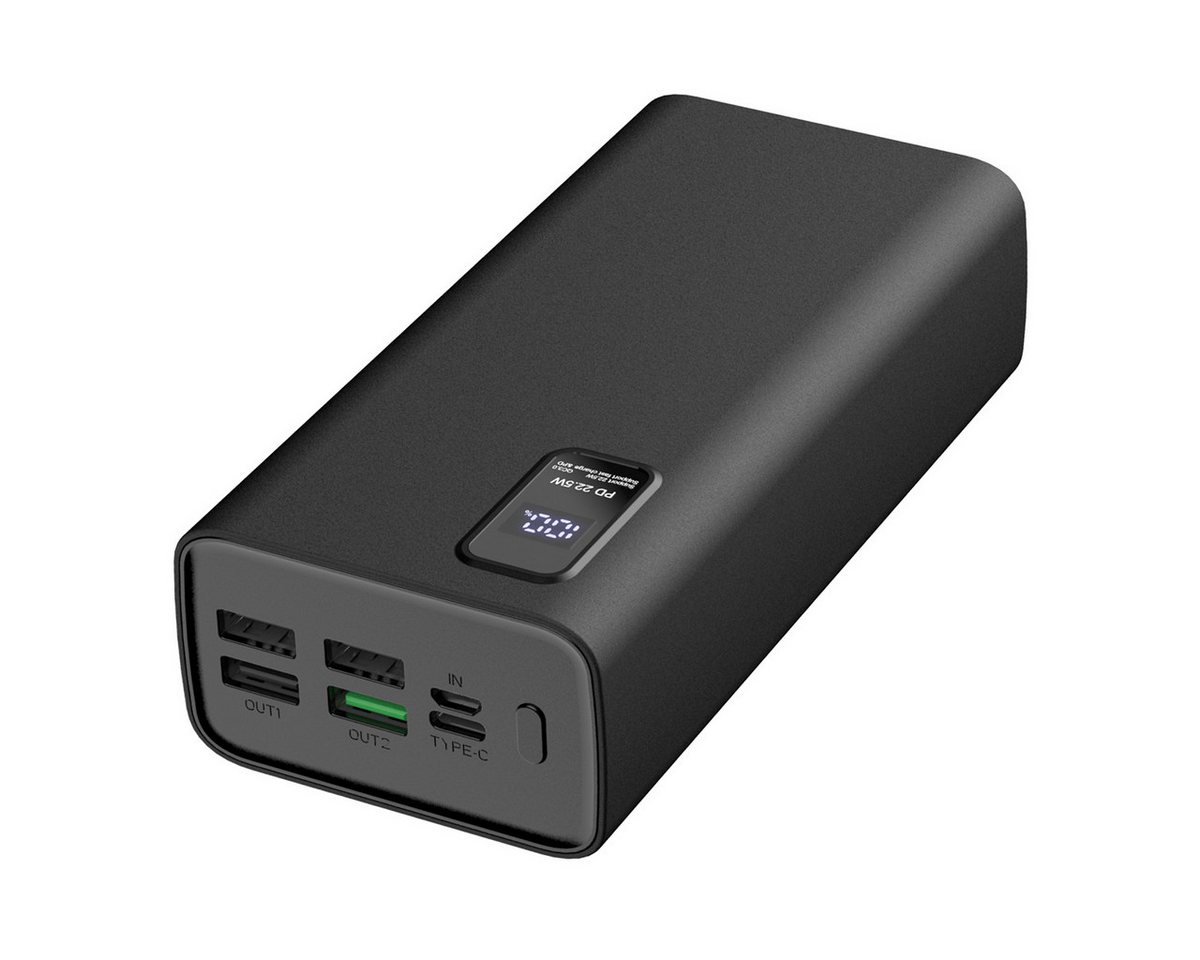 Platinet 30000 mAh Power Bank mit Schnellladung und USB Type C Powerbank Bild 3