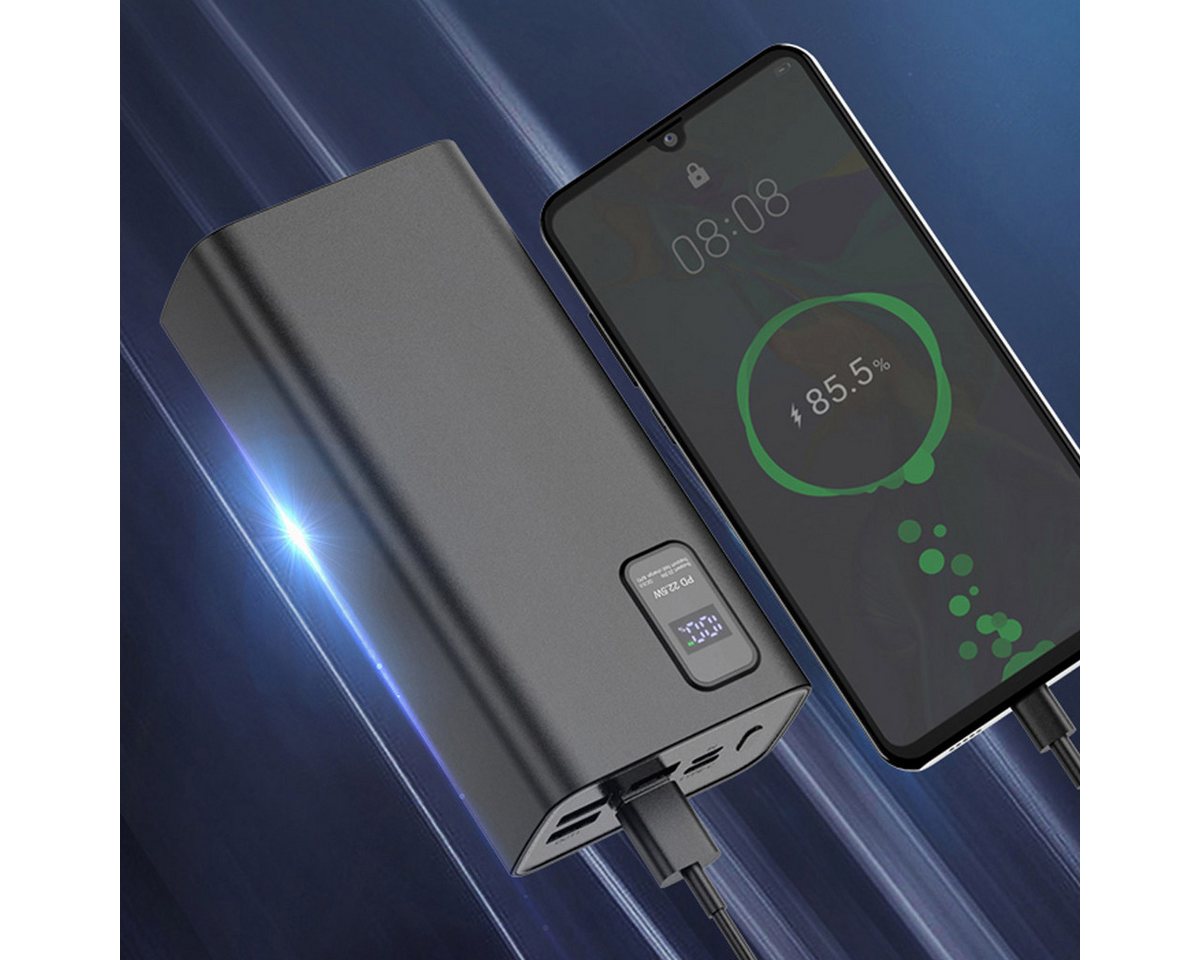 Platinet 30000 mAh Power Bank mit Schnellladung und USB Type C Powerbank Bild 4