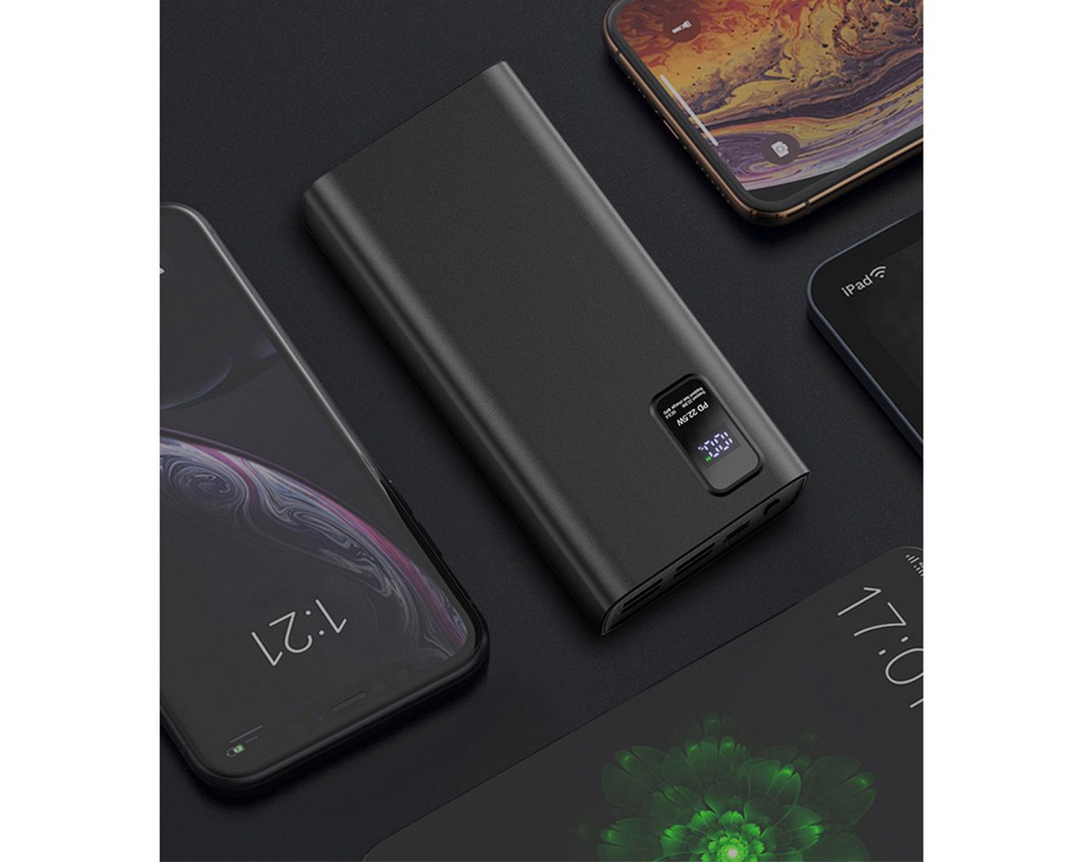 Platinet 30000 mAh Power Bank mit Schnellladung und USB Type C Powerbank Bild 5