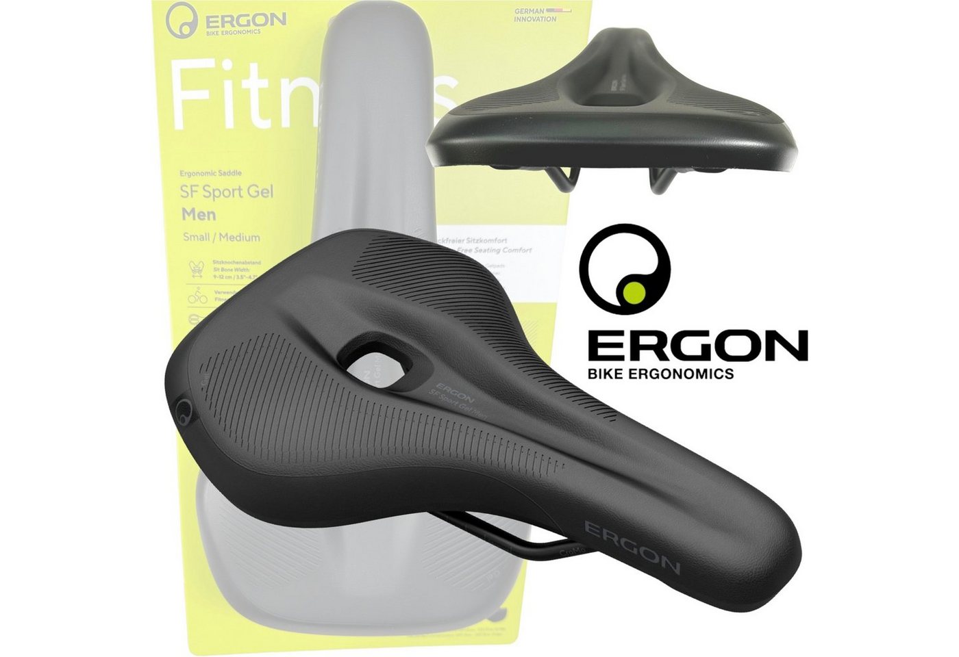 Ergon Fahrradsattel Ergon Fahrrad Sattel SF Sport Gel Men Bild 3