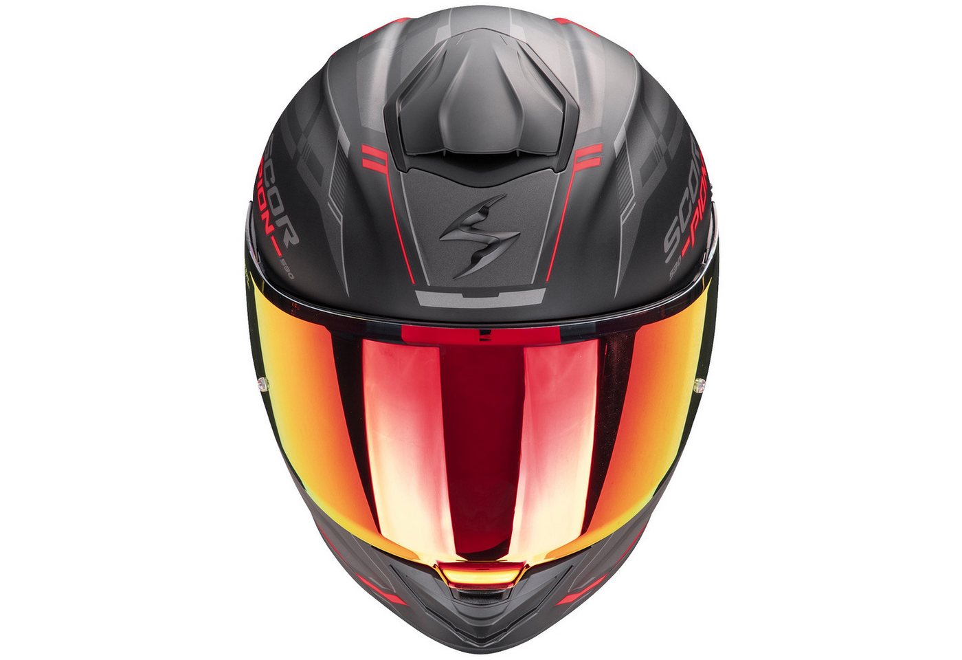 Scorpion Exo Motorradhelm Scorpion EXO-530 Air Slope Integralhelm Matt-Schwarz / Rot XS (1er Set), integralhelm motorrad