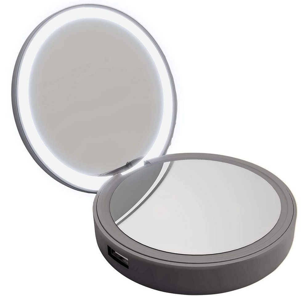 Lotta Power Makeup Mirror Power - Zusatzakku mit Schminkspiegel - space grey Powerbank Bild 2