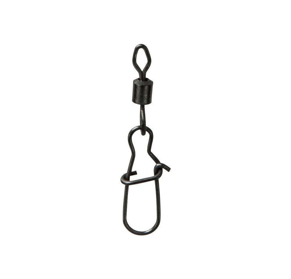 DAM Fishing Angelwirbel D-Lock Snap Swivel Wirbel mit Karabiner Gr. 4, 6, 8, 10 Tragkr. 29kg, (Spar-Set, 10-St. Swivel), Starker Hochwertiger D-Lock Snap Bild 2