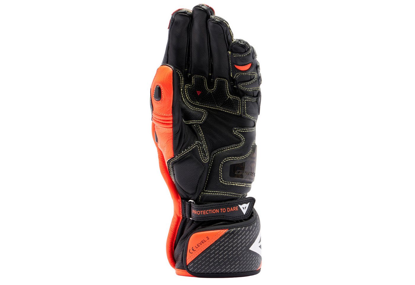 Dainese Motorradhandschuhe Dainese Full Metal 7 Motorradhandschuhe Schwarz / Rot-Fluo S motorradhandschuhe für herren