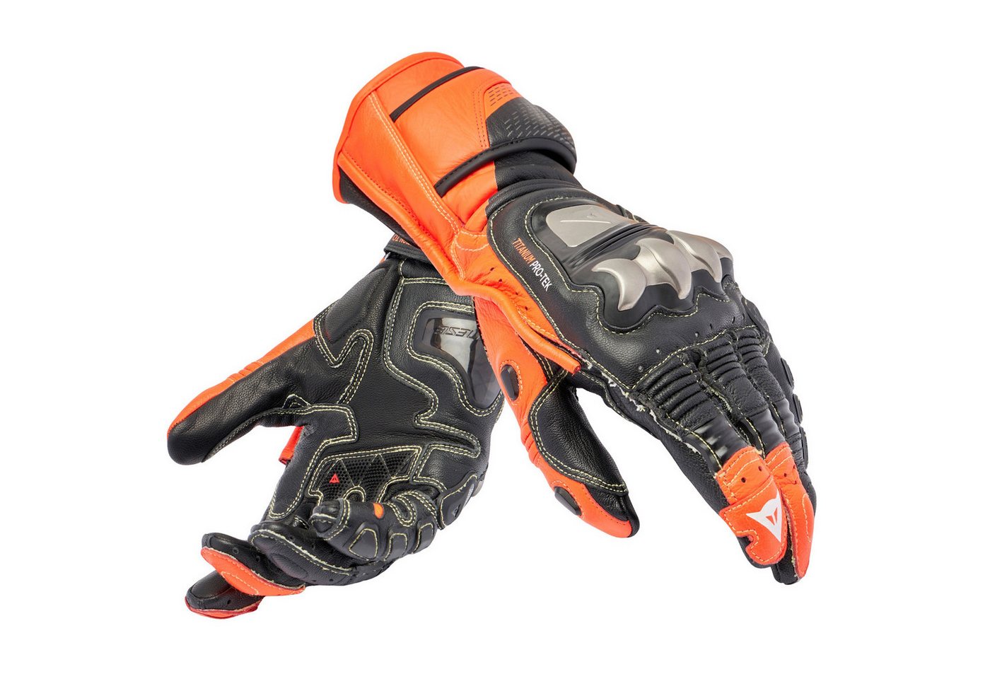 Dainese Motorradhandschuhe Dainese Full Metal 7 Motorradhandschuhe Schwarz / Rot-Fluo S motorradhandschuhe für herren Bild 3
