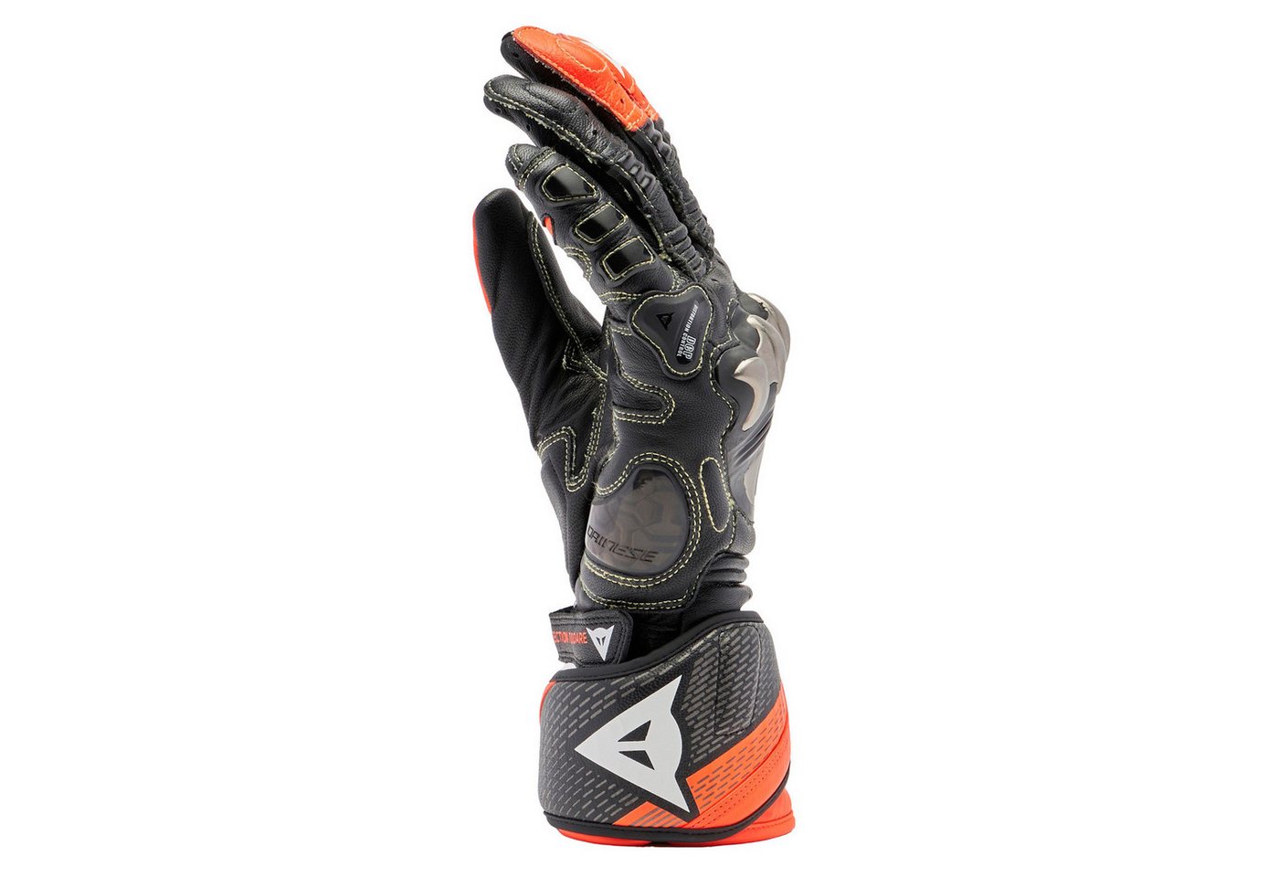 Dainese Motorradhandschuhe Dainese Full Metal 7 Motorradhandschuhe Schwarz / Rot-Fluo S motorradhandschuhe für herren Bild 4