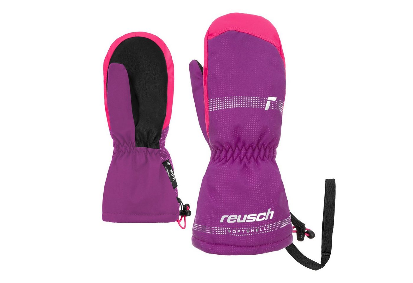 Reusch Skihandschuhe Maxi R-TEX XT Mitten mit aufgedrucktem Markenlogo und -schriftzug