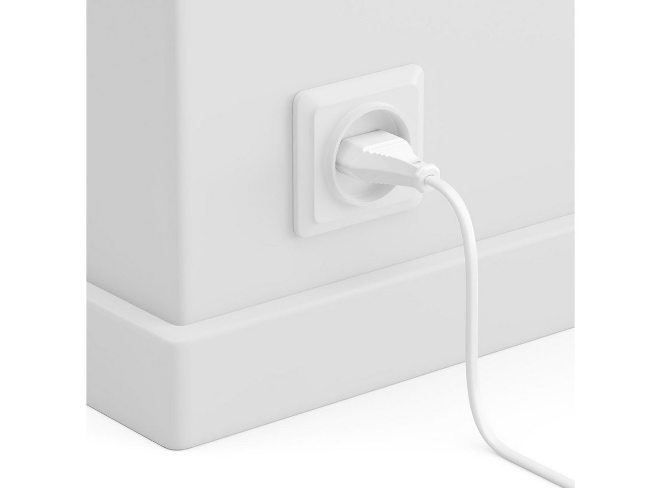 deleyCON deleyCON 6m Stromkabel Verlängerung Eurostecker auf Typ-C Euro Buchse Stromkabel Bild 3