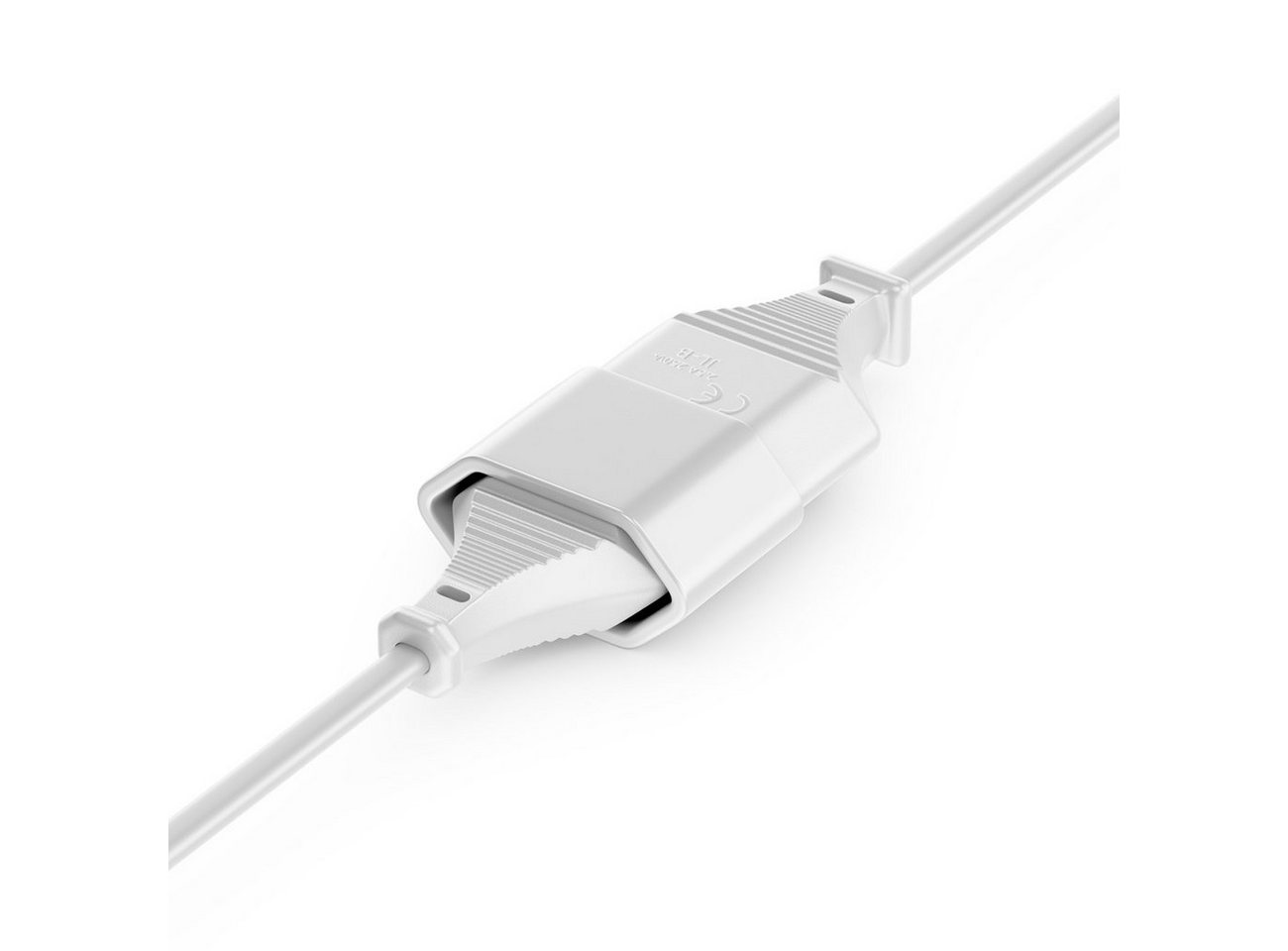 deleyCON deleyCON 6m Stromkabel Verlängerung Eurostecker auf Typ-C Euro Buchse Stromkabel Bild 4
