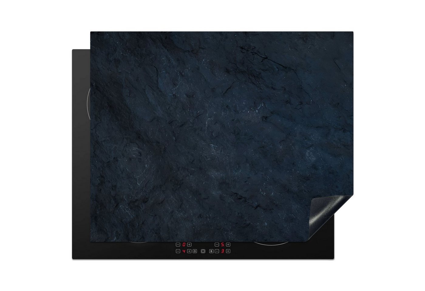 MuchoWow Herd-Abdeckplatte Induktionsschutz - Beton - Grau - Zement - Abdeckplatte Induktion, Vinyl, (1 tlg), Abdeckung Induktionskochfeld Schutzmatte, Küche Deko, 65x52 cm Bild 2