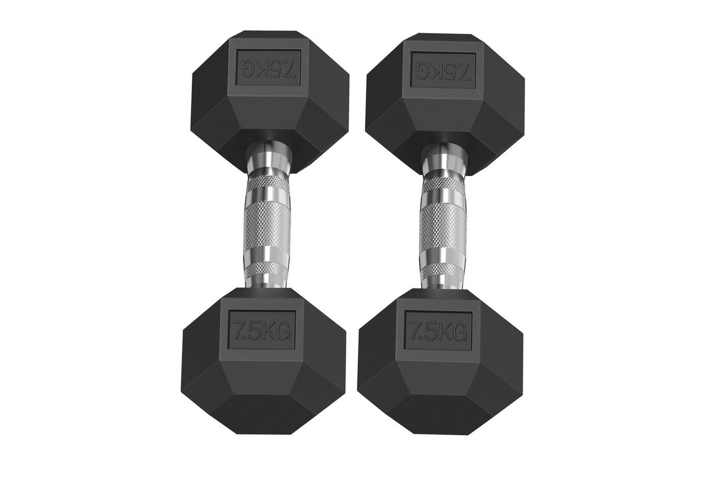 SONGMICS Hantel-Set 10/15/20kg Kurzhantel-Set,Gewichtheben für Zuhaus, 2er Set Sechseckig Rutschfest für Krafttraining 2 x 7,5 kg