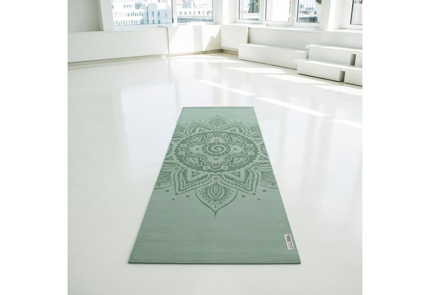 Yogistar Yogamatte Yogamatte yogimat® basic - art collection - spiral mandala (Standard, 1-St., Standard), Spiral-Mandala: Symbol für schöpferische Kraft, schön & inspirierend Bild 4