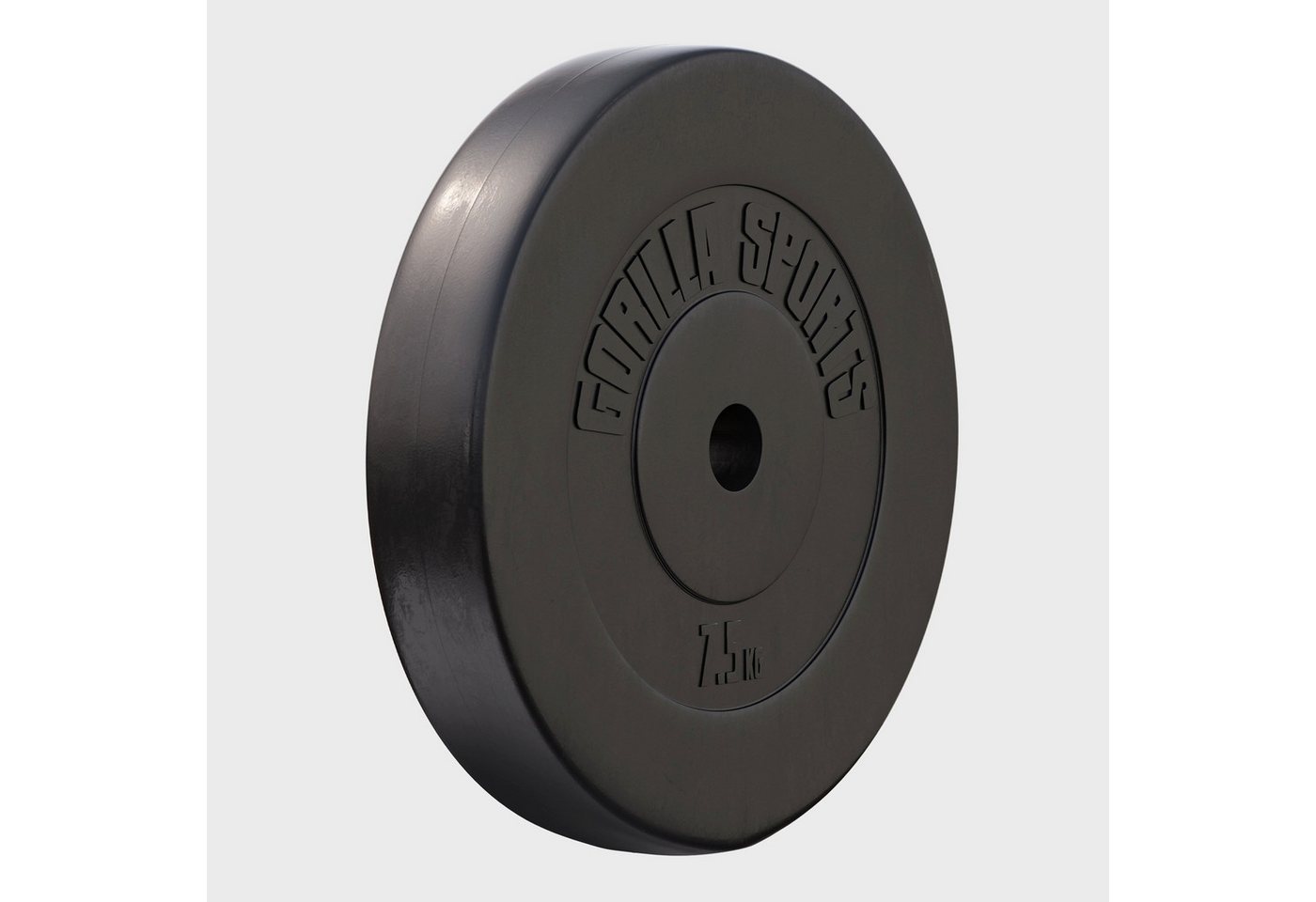 GORILLA SPORTS Hantelscheibe Hantelscheibe 30/31 mm Kunststoff 1,25-15 KG, 7.5 kg Bild 3