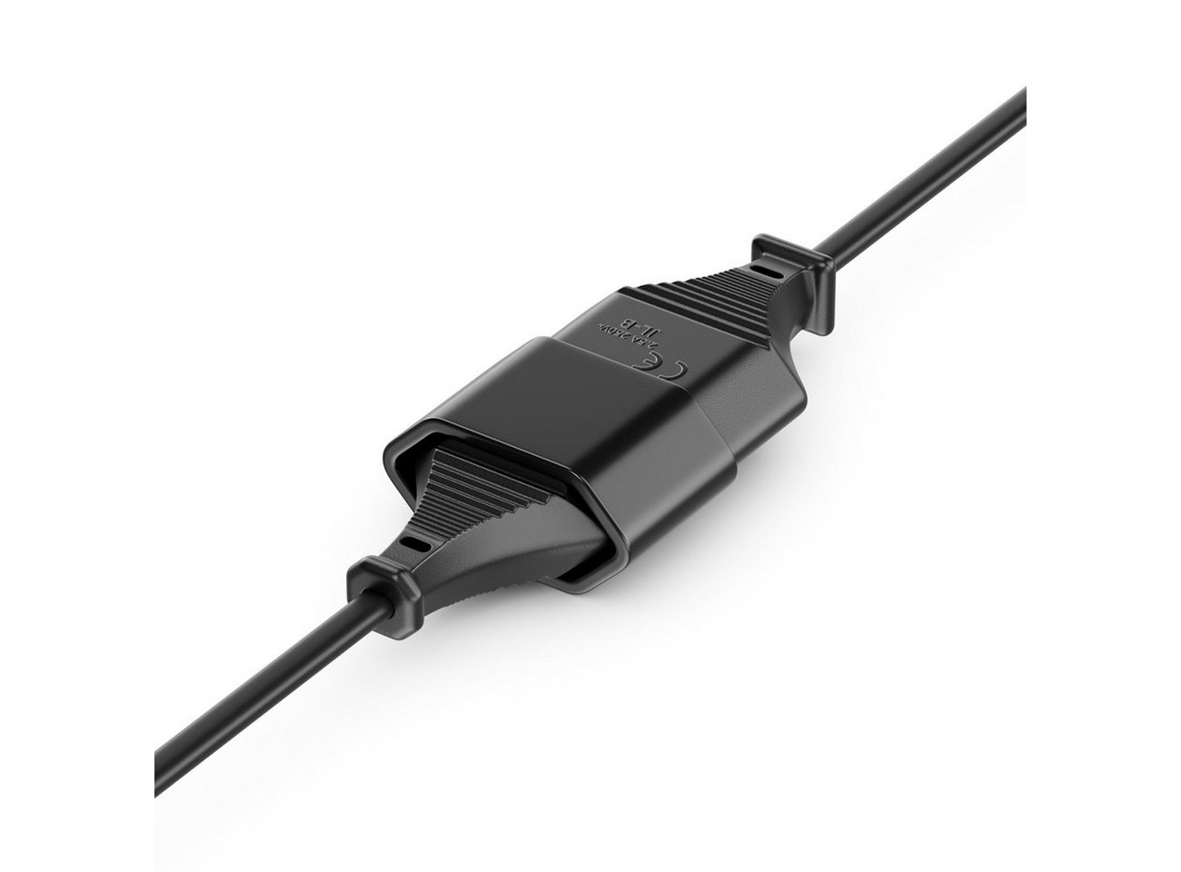 deleyCON deleyCON 3m Stromkabel Verlängerung Eurostecker auf Typ-C Euro Buchse Stromkabel Bild 3