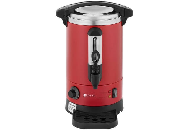 Royal Catering Heißwasserspender Wasserkocher Edelstahl Heißgetränkespender Überhitzungsschutz Gastro, 6.1 l, 1500 W, verschiedene Größen
