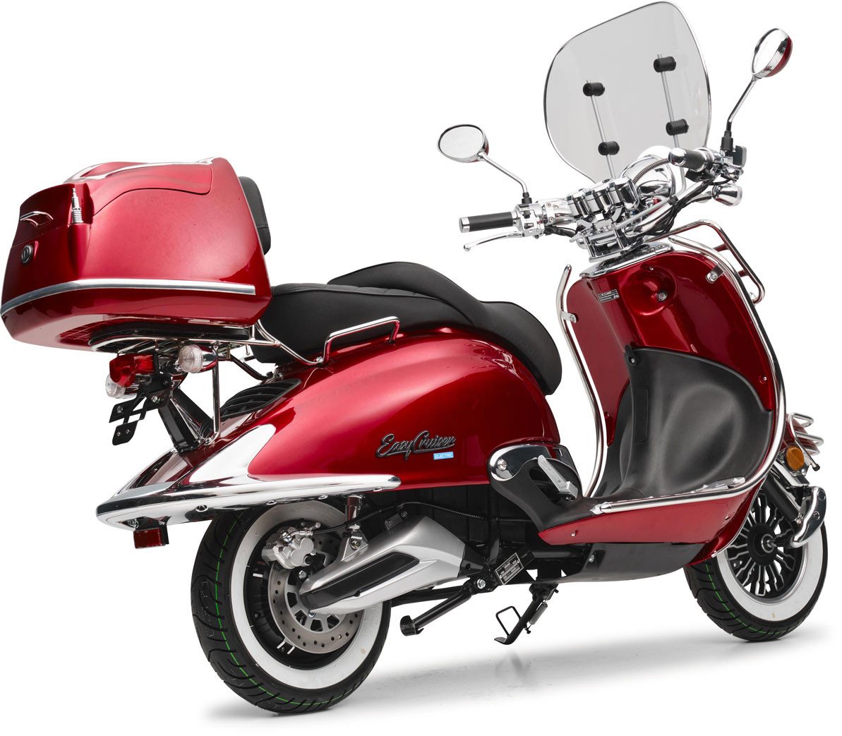 Burnout E-Motorroller EasyCruiser Elektro, 2000 W, 45 km/h, E-Roller Leistungsstarker Bosch Elektromotor Bild 3