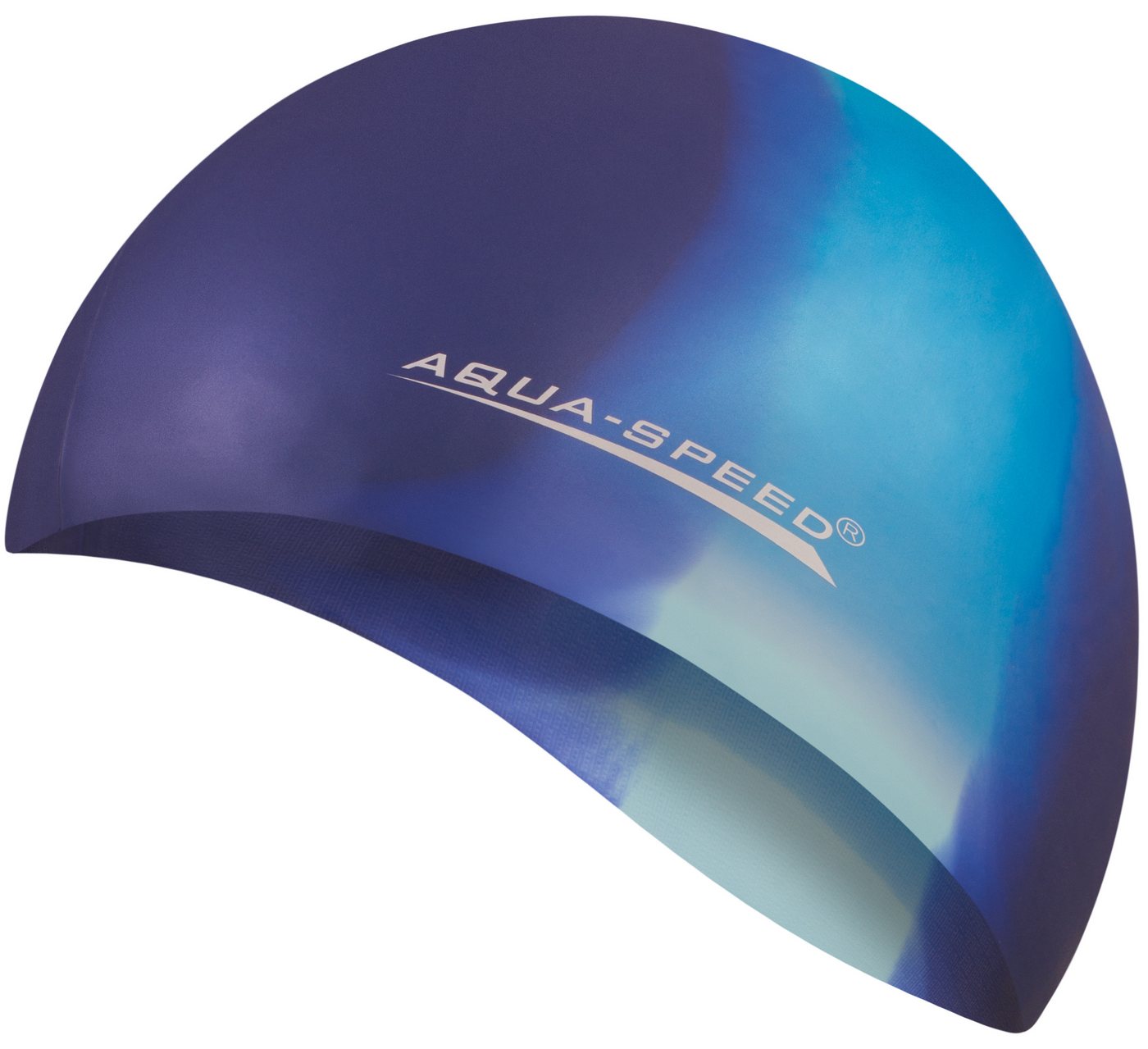 Aqua Speed Badekappe Silikon-Badekappe – Farbenfrohes Muster & idealer Schutz (Angenehmes Silikon – elastisch & passt sich gut an), Schützt die Haare – verhindert direkten Kontakt mit Chlorwasser Bild 5
