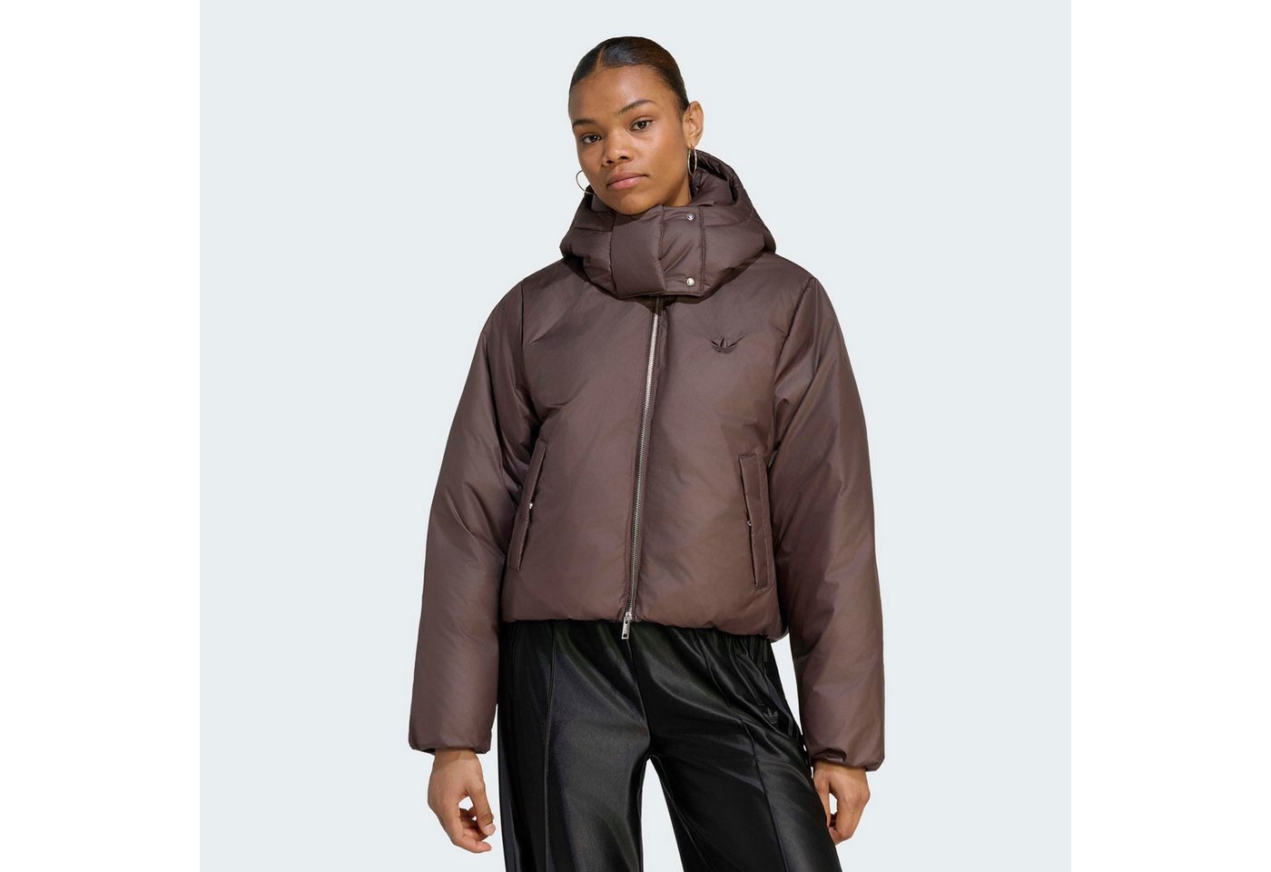 adidas Originals Outdoorjacke ESS DOWN HOODED PUFFER T für Erwachsene, mit Reißverschluss, aus Polyester Bild 2