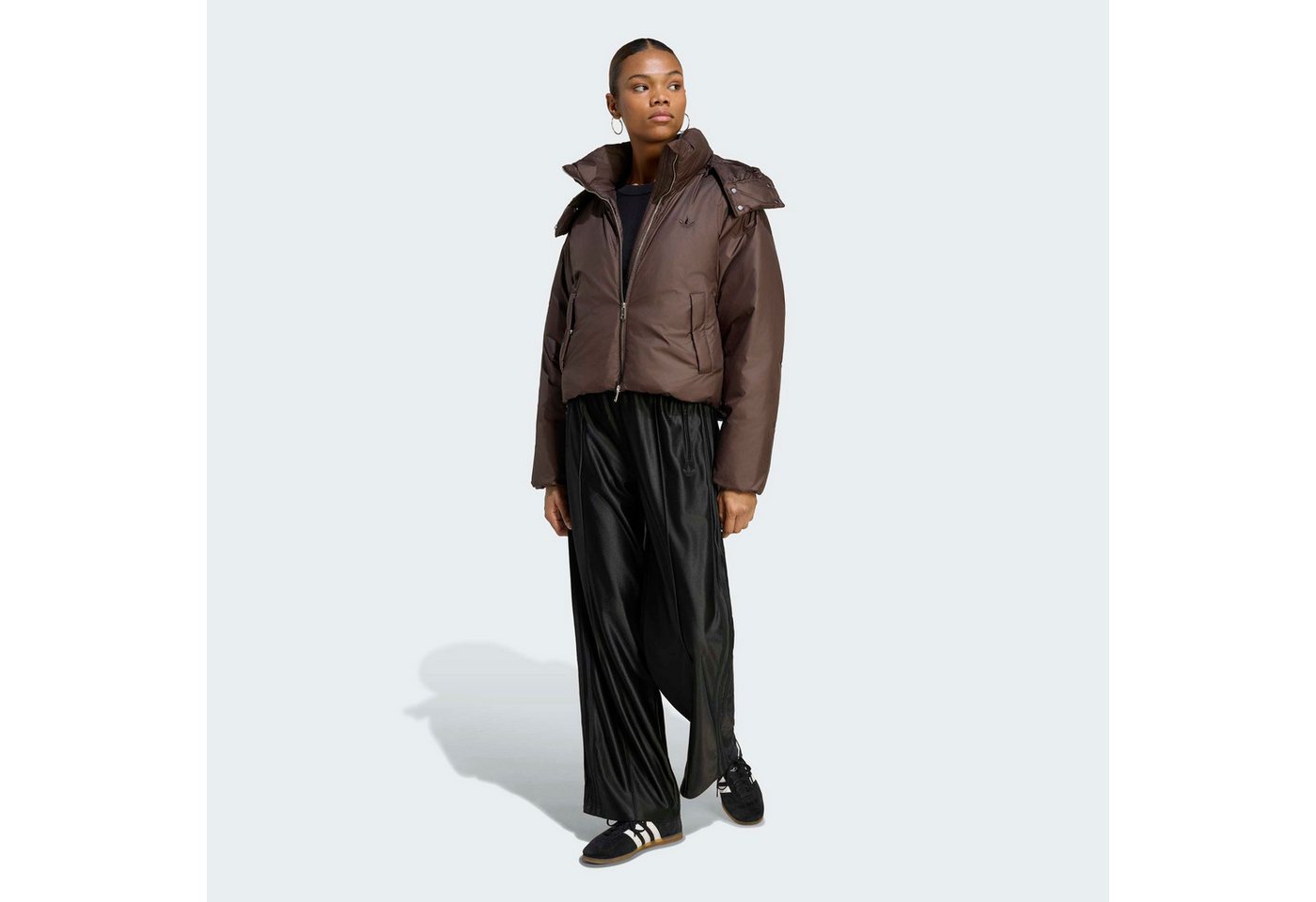 adidas Originals Outdoorjacke ESS DOWN HOODED PUFFER T für Erwachsene, mit Reißverschluss, aus Polyester Bild 3