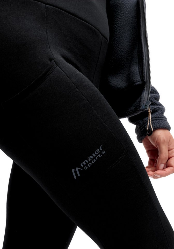 Maier Sports Funktionsleggings DA-TIGHT EL. WINTER WRAP W mit seitlicher Handytasche, schnelltrocknend, atmungsaktiv Bild 4