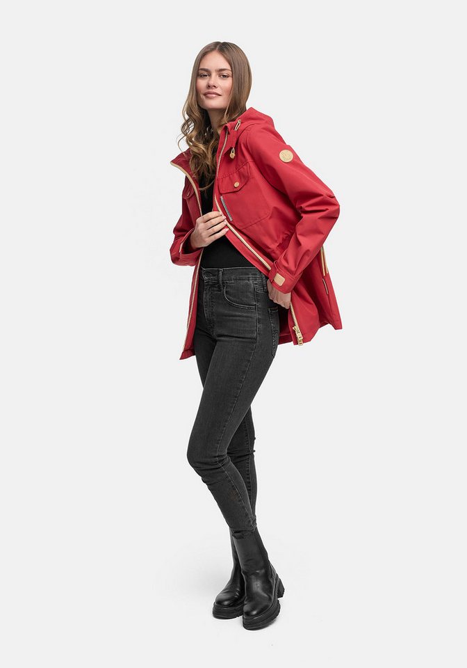 Marikoo Outdoorjacke Sohaa Leichte Outdoorjacke mit Kapuze und Kordelzug Bild 4