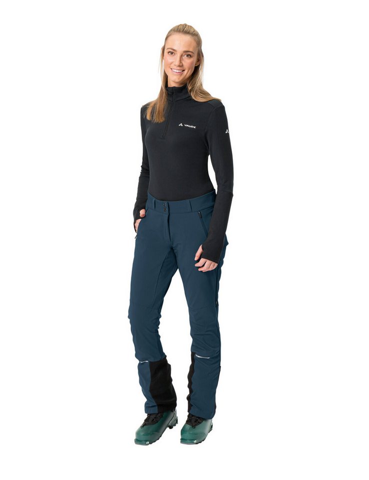 VAUDE Outdoorhose Wo Larice Pants IV mit drei Materialzonen, winddichtes Softshellmaterial Bild 4