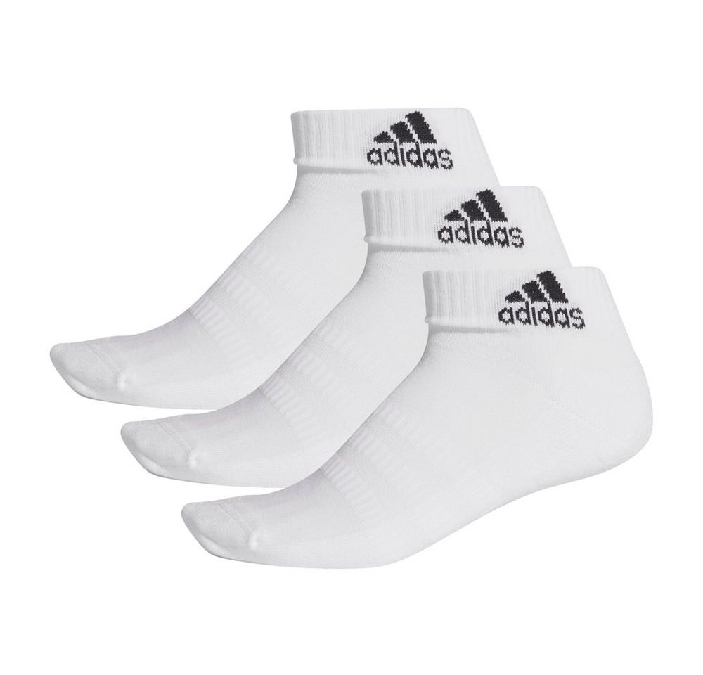 adidas Performance Sportsocken Ankle Cushion weiss - 3 Paar